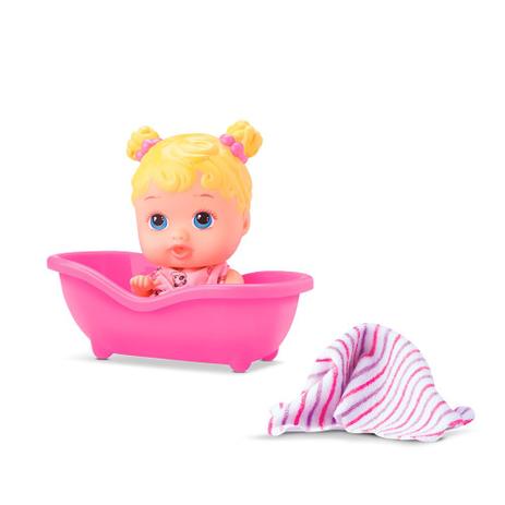 Boneca Little Dolls Banheirinha Loira Divertoys - Diver toys Menor preço em Boneca Little Dolls Banheirinha Loira Divertoys - Diver toys