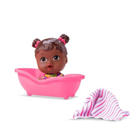 Boneca Little Dolls Banheirinha Negra Divertoys - Diver toys Menor preço em Boneca Little Dolls Banheirinha Negra Divertoys - Diver toys