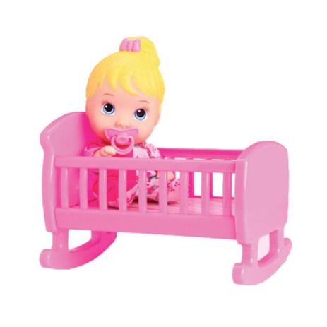 Boneca little dolls bercinho - divertoys Menor preço em Boneca little dolls bercinho - divertoys