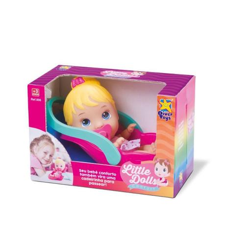 Boneca Little Dolls Conforto Vinil Perfumado - Diver toys Menor preço em Boneca Little Dolls Conforto Vinil Perfumado - Diver toys
