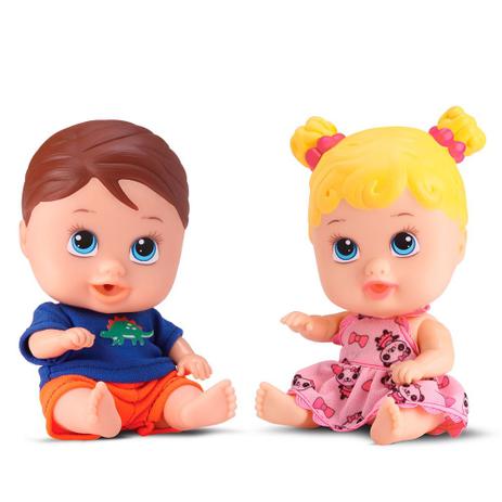 Boneca Little Dolls Gêmeos Divertoys - Diver toys Menor preço em Boneca Little Dolls Gêmeos Divertoys - Diver toys