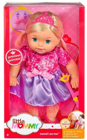Boneca Little Mommy - Doce Bebê Princesa Roxa X4945 - Mattel Menor preço em Boneca Little Mommy - Doce Bebê Princesa Roxa X4945 - Mattel