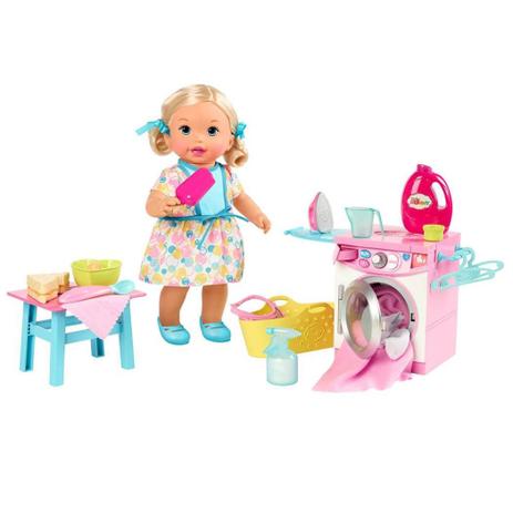 Boneca Little Mommy Hora de Comer e Lavar - FLC04 - Mattel Menor preço em Boneca Little Mommy Hora de Comer e Lavar - FLC04 - Mattel