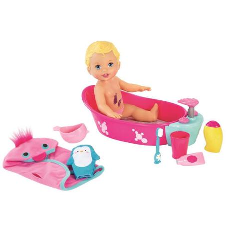 Boneca Little Mommy Mattel Brincadeira Na Banheira Menor preço em Boneca Little Mommy Mattel Brincadeira Na Banheira