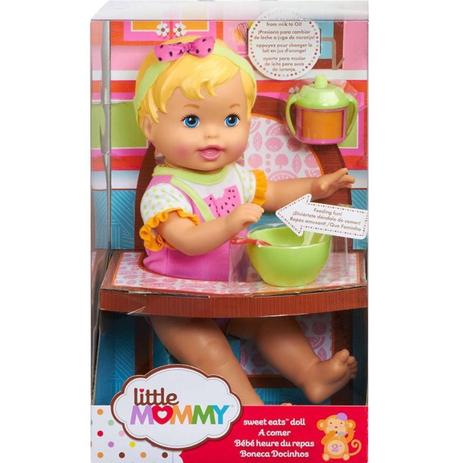 Boneca Little Mommy Momentos do Bebê Dar de Comer - X4588 - Mattel é boa?