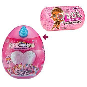Boneca Lol Under Wraps + Rainbocorns Sequin Surprise - Candide Menor preço em Boneca Lol Under Wraps + Rainbocorns Sequin Surprise - Candide