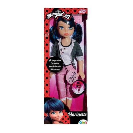 Boneca marinette ladybug miraculous 53cm - baby brink 1862 Menor preço em Boneca marinette ladybug miraculous 53cm - baby brink 1862