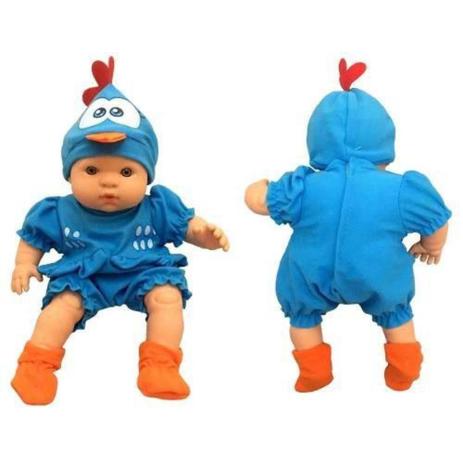 Boneca Meu Bebê Galinha Pintadinha Mini Roma 5604 - Romajensen Menor preço em Boneca Meu Bebê Galinha Pintadinha Mini Roma 5604 - Romajensen
