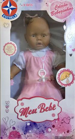 Boneca Meu Bebê Negro - Vestido Rosa 60 Cm - Estrela é boa?