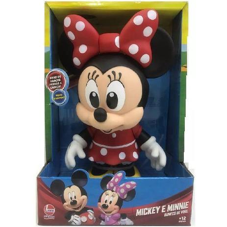Boneca Minnie Vinil Lider 2725 Menor preço em Boneca Minnie Vinil Lider 2725