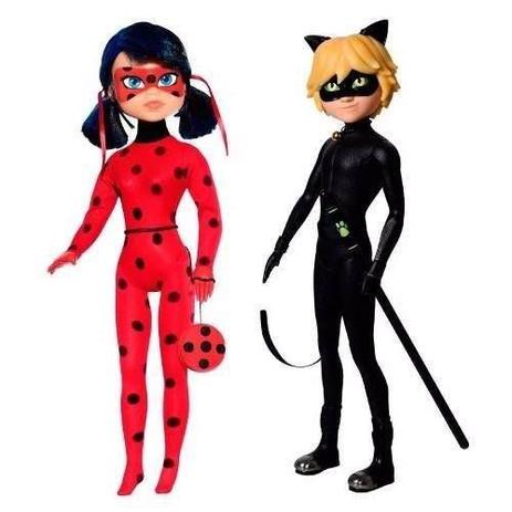 Boneca Miraculous LADY BUG + CAT Noir - BABY BRINK 55 CM Menor preço em Boneca Miraculous LADY BUG + CAT Noir - BABY BRINK 55 CM