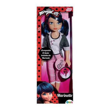 Boneca Miraculous Marinette Ladybug 53cm - Baby brink Menor preço em Boneca Miraculous Marinette Ladybug 53cm - Baby brink