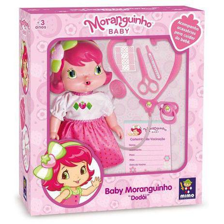 Boneca Moranguinho Baby Dodóizinha - Mimo Menor preço em Boneca Moranguinho Baby Dodóizinha - Mimo