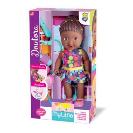 Boneca My Little Collection Negra Doutora 8013 Divertoys - Diver toys Menor preço em Boneca My Little Collection Negra Doutora 8013 Divertoys - Diver toys