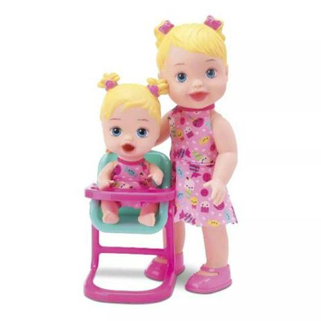 Boneca My Little Hora Da Papinha Loira Diver Toys Menor preço em Boneca My Little Hora Da Papinha Loira Diver Toys