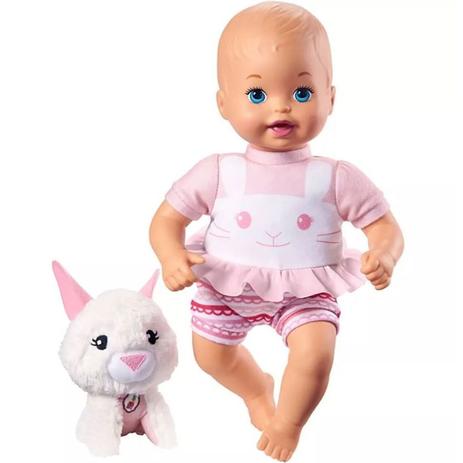 Boneca My Little Mommy com Bichinho de Pelúcia Coelhinho - FLB44 - Mattel é boa?