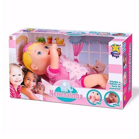 Boneca Nenenzinha Branca - Divertoys Menor preço em Boneca Nenenzinha Branca - Divertoys