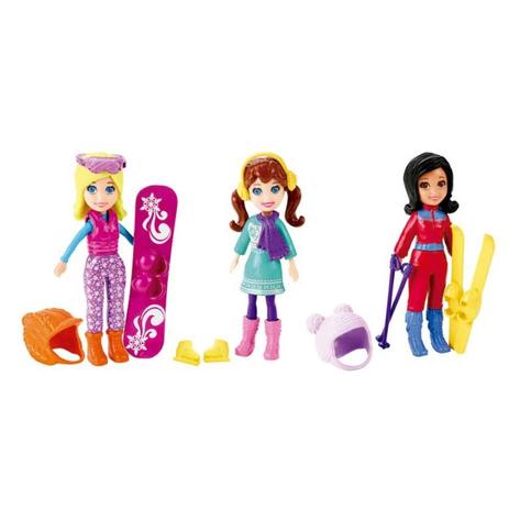 Boneca Polly Conjunto 3 Bonecas Férias Divertidas na Neve - DHY52 - Mattel é boa?