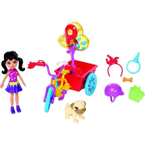 Boneca Polly Pocket Conjunto de Viagem - Mattel - nivalmix