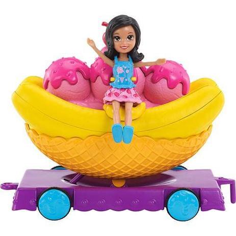 Boneca POLLY Pocket Carrinho da Banana SPLIT Mattel DVJ68 Menor preço em Boneca POLLY Pocket Carrinho da Banana SPLIT Mattel DVJ68