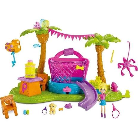 Bonecas Polly Pocket - Pacote de Festa - Festa do Pijama - Mattel