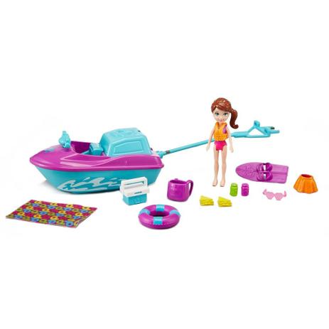Boneca Polly Pocket Jet Sky de Férias - FCH22 - Mattel Menor preço em Boneca Polly Pocket Jet Sky de Férias - FCH22 - Mattel
