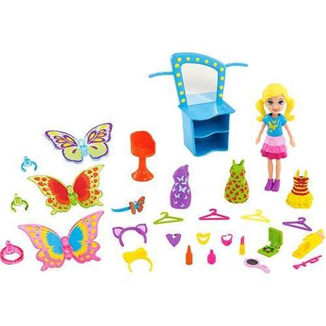 Boneca POLLY Pocket Transformando em Borboleta Mattel DVJ76 Menor preço em Boneca POLLY Pocket Transformando em Borboleta Mattel DVJ76
