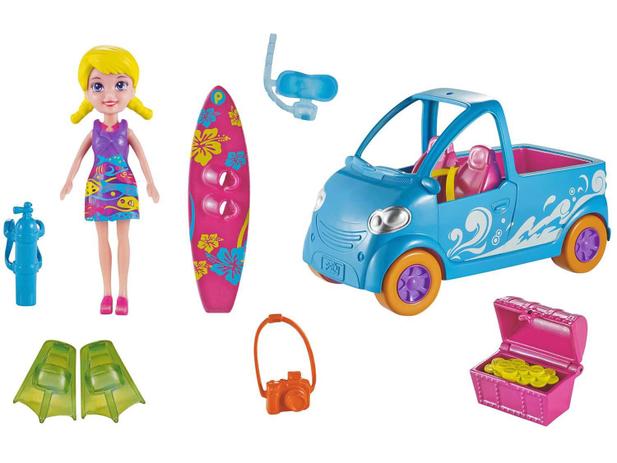 Boneca Polly Pocket Van de Surf com Acessórios - Mattel