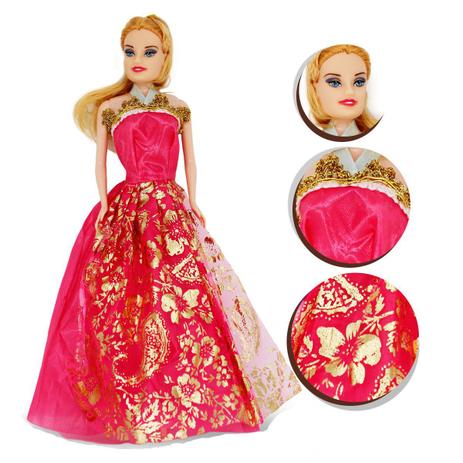 Boneca princesa contos de fada tipo barbie vestido vermelho - 123 Útil Menor preço em Boneca princesa contos de fada tipo barbie vestido vermelho - 123 Útil