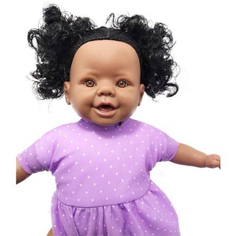Boneca Reborn Diná Linda Boneca Negra + Acessórios - Sonho de criança Menor preço em Boneca Reborn Diná Linda Boneca Negra + Acessórios - Sonho de criança