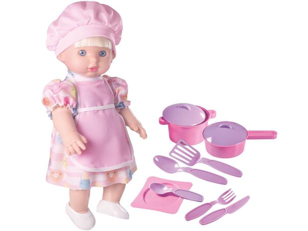 Boneca Sapekinha Chef com Acessórios - Milk Brinquedos