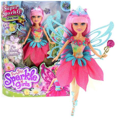 Boneca Sparkle Girlz Fada Das Flores Carla com Acessórios DTC 4804 Menor preço em Boneca Sparkle Girlz Fada Das Flores Carla com Acessórios DTC 4804