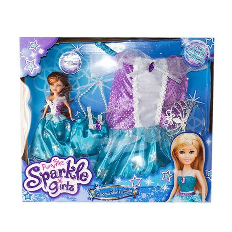 Boneca Sparkle Girlz - Princesa Star Ruiva Com Fantasia - Dtc Menor preço em Boneca Sparkle Girlz - Princesa Star Ruiva Com Fantasia - Dtc