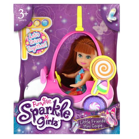 Boneca Sparkle Girlz Ruiva Carro Mini Sparkles Ursinho - DTC Menor preço em Boneca Sparkle Girlz Ruiva Carro Mini Sparkles Ursinho - DTC