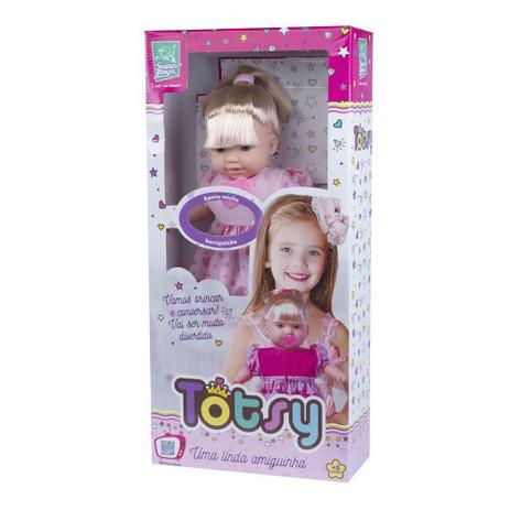 Boneca Totsy 113 Frases Com Cabelo Super Toys é boa?