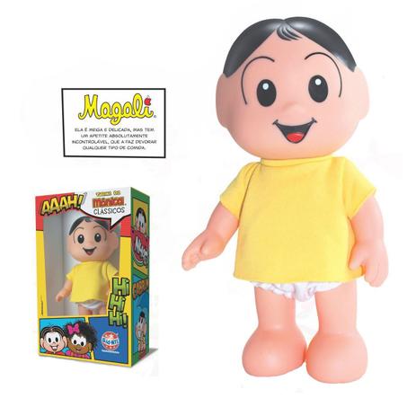 Boneca Turma da Monica Classicos 24 cm Magali Sid-nyl - Sidnyl Menor preço em Boneca Turma da Monica Classicos 24 cm Magali Sid-nyl - Sidnyl