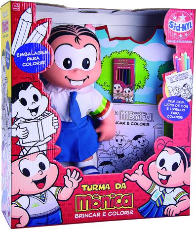Boneca turma da monica escolar monica kit colorir - Sidnyl Menor preço em Boneca turma da monica escolar monica kit colorir - Sidnyl
