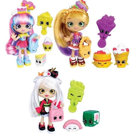 Bonecas Shopkins Shoppies Kate Íris, Pati Keca E Sara Sushi - Dtc Menor preço em Bonecas Shopkins Shoppies Kate Íris, Pati Keca E Sara Sushi - Dtc