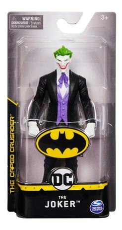 Boneco 15 cm Coringa Batman Dc The Joker Preto - Sunny - Spin Master Menor preço em Boneco 15 cm Coringa Batman Dc The Joker Preto - Sunny - Spin Master