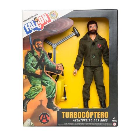 Boneco 30 cm Falcon Turbocóptero- Estrela. Menor preço em Boneco 30 cm Falcon Turbocóptero- Estrela.