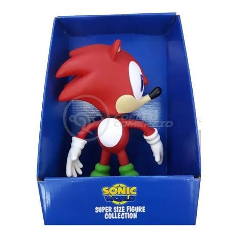 Boneco Action Figure Knuckles the Echidna Articulado Grande Super Size 23cm - Sonic World Menor preço em Boneco Action Figure Knuckles the Echidna Articulado Grande Super Size 23cm - Sonic World