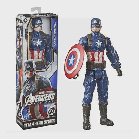 Boneco avengers f12 titan hero capitão america (f1342) - hasbro Menor preço em Boneco avengers f12 titan hero capitão america (f1342) - hasbro
