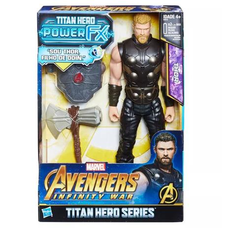 Boneco Avengers Figura 12 Power Pack FX Thor - E0616 - Hasbro Menor preço em Boneco Avengers Figura 12 Power Pack FX Thor - E0616 - Hasbro