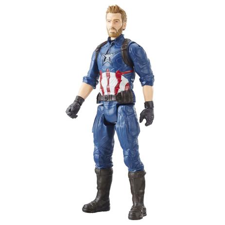 Boneco Avengers Infinity War - Titan Hero Series Capitão América - Hasbro Menor preço em Boneco Avengers Infinity War - Titan Hero Series Capitão América - Hasbro