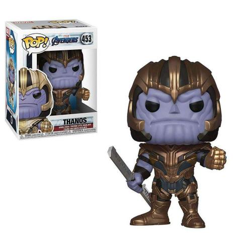 Boneco Avengers Thanos Vingadores Funko Pop 453 Menor preço em Boneco Avengers Thanos Vingadores Funko Pop 453