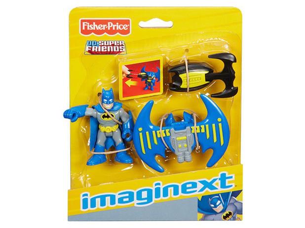 Boneco Batman Imaginext - Super Friends 19cm - com Acessórios - Fisher-Price
