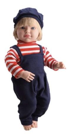 Boneco Bebe Grande Loui Com Cabelo Bambola Brinquedo Bambola Brinquedos Bonecos Magazine Luiza