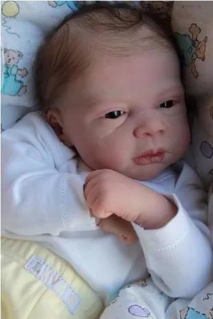 Boneco bebê Reborn Lucas molde importado autentico - Baby Dolls