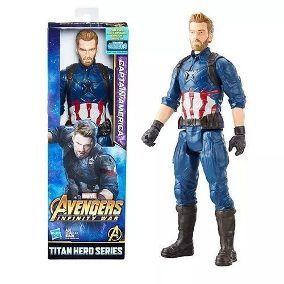 Boneco Capitão América 30 Cm - Os Vingadores - Hasbro Menor preço em Boneco Capitão América 30 Cm - Os Vingadores - Hasbro