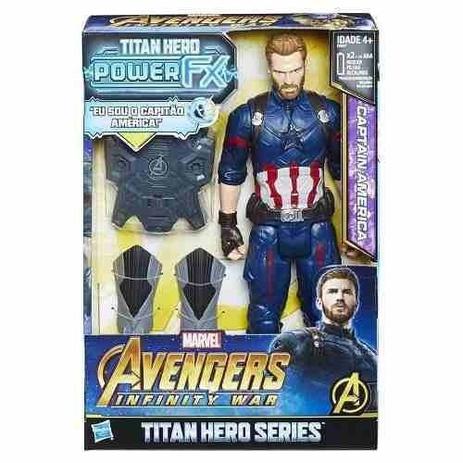 Boneco Capitão America Avengers Infinity War Hasbro 30cm Menor preço em Boneco Capitão America Avengers Infinity War Hasbro 30cm